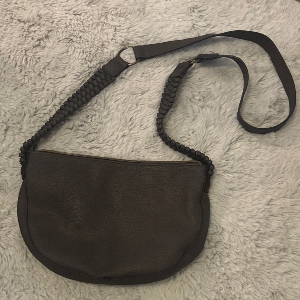 Elegant Dark Brown Women's Shoulder Bag